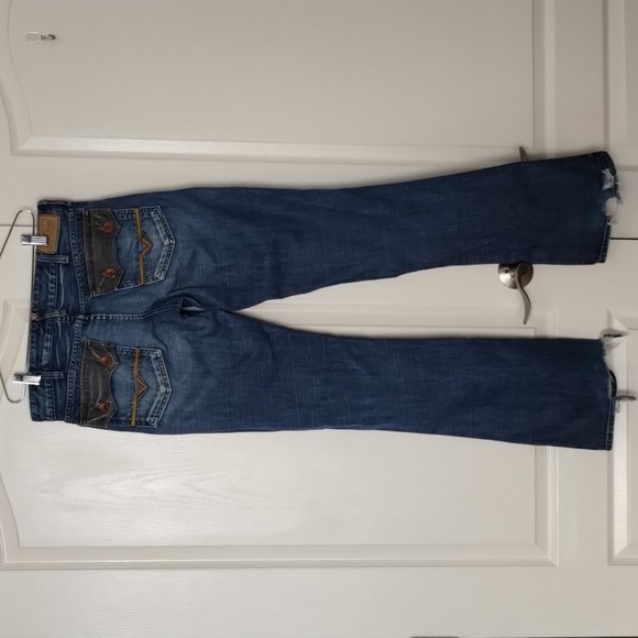 Guess women's size 31 bootcut jeans 34" inseam y2k - Picture 4 of 13
